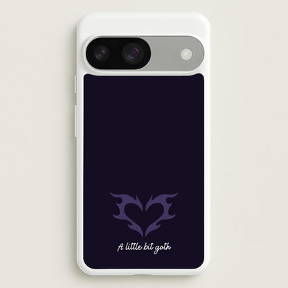 A Little Bit Goth Purple  - Goth Aesthetic Phone Case for Google Pixel 9 / 9 Pro