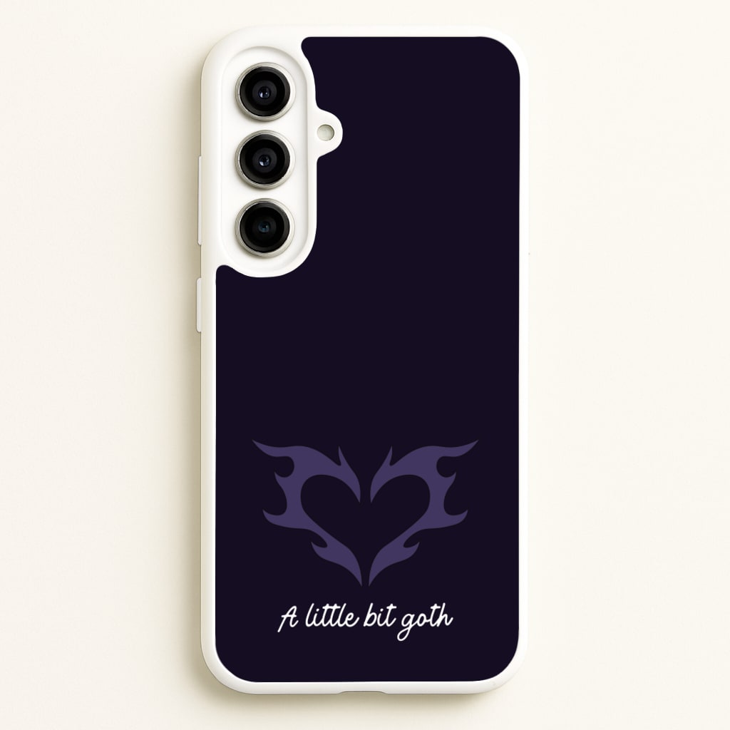 A Little Bit Goth Purple  - Goth Aesthetic Phone Case for Galaxy A56