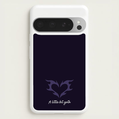 A Little Bit Goth Purple  - Goth Aesthetic Phone Case for Google Pixel 9 Pro XL
