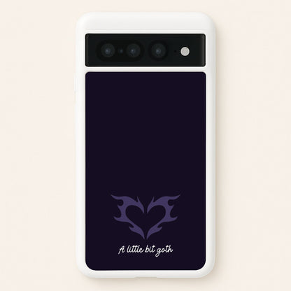 A Little Bit Goth Purple  - Goth Aesthetic Phone Case for Google Pixel 7 Pro