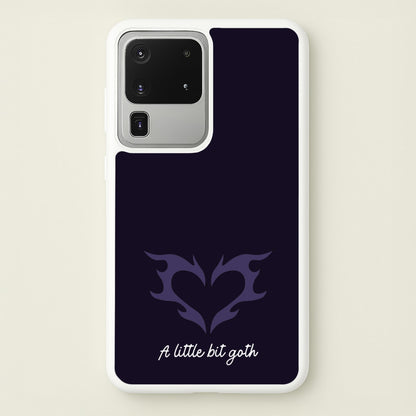 A Little Bit Goth Purple  - Goth Aesthetic Phone Case for Galaxy S20 Ultra