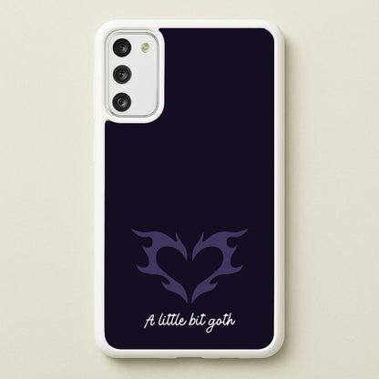 A Little Bit Goth Purple  - Goth Aesthetic Phone Case for Galaxy A41