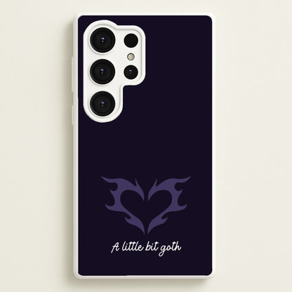 A Little Bit Goth Purple  - Goth Aesthetic Phone Case for Galaxy S25 Ultra