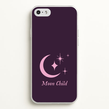 Moon Child   - Goth Aesthetic Phone Case for iPhone 5 / 5s / SE 2016