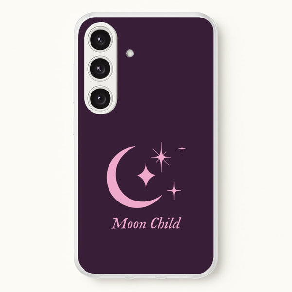 Moon Child   - Goth Aesthetic Phone Case for Galaxy S24 Plus