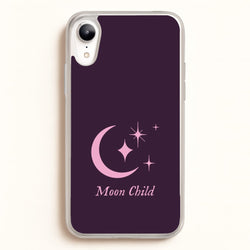 Moon Child   - Goth Aesthetic Phone Case for iPhone XR