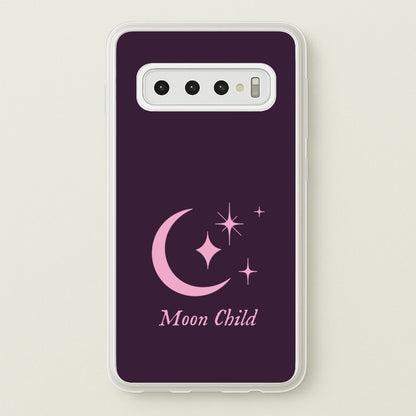 Moon Child   - Goth Aesthetic Phone Case for Galaxy S10 Plus