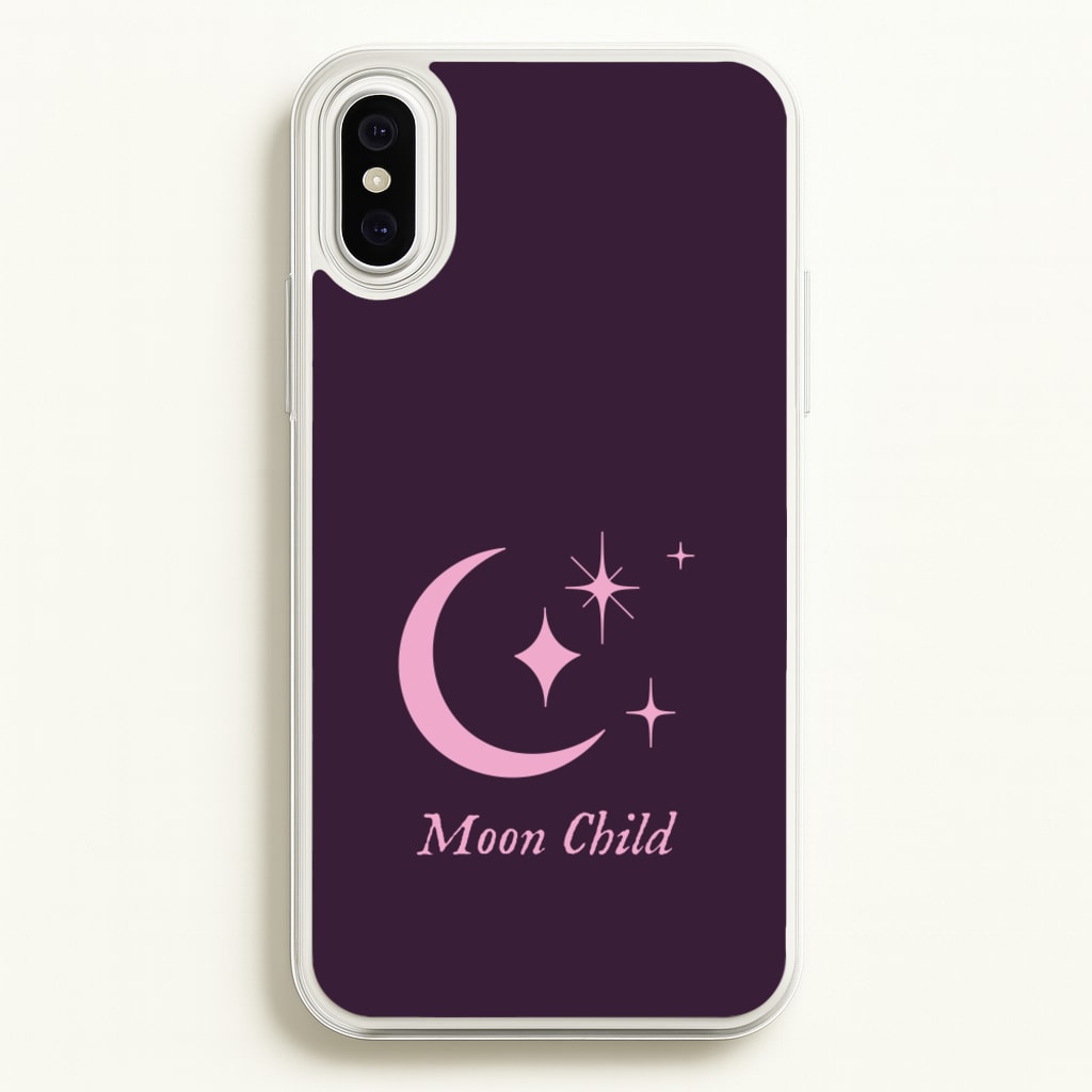 Moon Child   - Goth Aesthetic Phone Case for iPhone XS Max