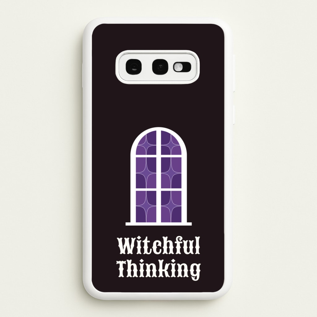 Witchful Thinking  - Goth Aesthetic Phone Case for Galaxy S10e