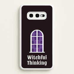 Witchful Thinking  - Goth Aesthetic Phone Case for Galaxy S10e