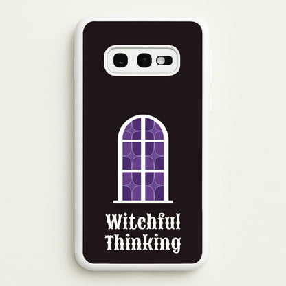 Witchful Thinking  - Goth Aesthetic Phone Case for Galaxy S10e