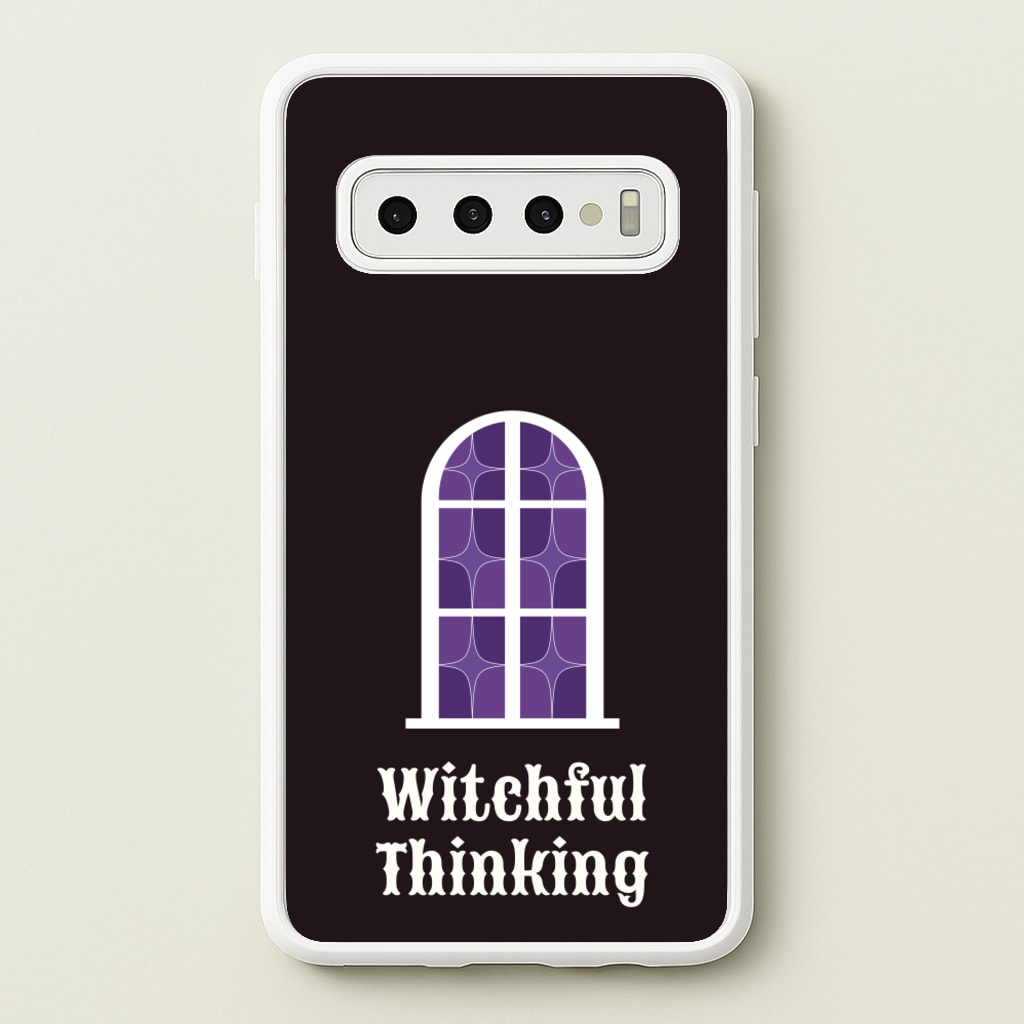 Witchful Thinking  - Goth Aesthetic Phone Case for Galaxy S10