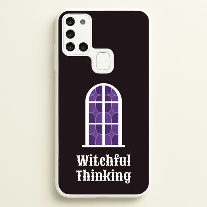 Witchful Thinking  - Goth Aesthetic Phone Case for Galaxy A21s