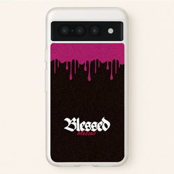 Glitter Blessed  - Goth Aesthetic Phone Case for Google Pixel 7 Pro
