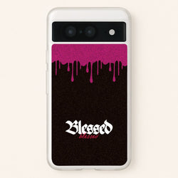 Glitter Blessed  - Goth Aesthetic Phone Case for Google Pixel 8