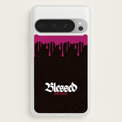 Glitter Blessed  - Goth Aesthetic Phone Case for Google Pixel 9 Pro XL