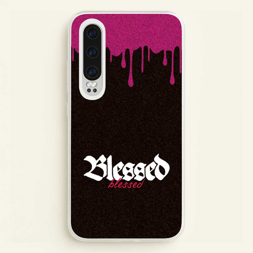 Glitter Blessed  - Goth Aesthetic Phone Case for Huawei P30