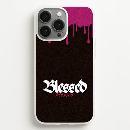 Glitter Blessed  - Goth Aesthetic Phone Case for iPhone 13 Pro Max