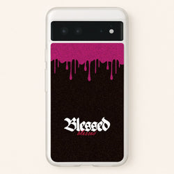 Glitter Blessed  - Goth Aesthetic Phone Case for Google Pixel 6