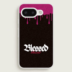 Glitter Blessed  - Goth Aesthetic Phone Case for Google Pixel 9a