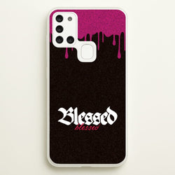 Glitter Blessed  - Goth Aesthetic Phone Case for Galaxy A21s