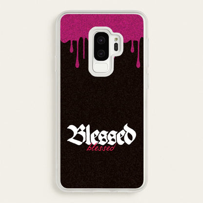 Glitter Blessed  - Goth Aesthetic Phone Case for Galaxy S9 Plus