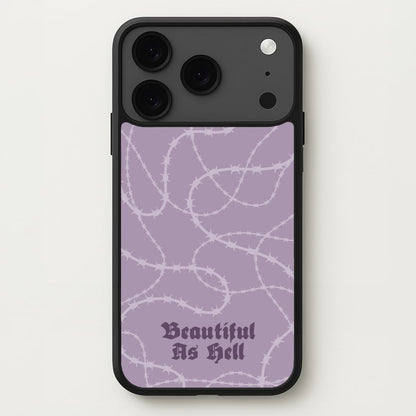 Beautiful As Hell Pattern Phone Case for iPhone 17 Pro