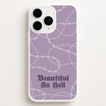 Beautiful As Hell Pattern  - Goth Aesthetic Phone Case for iPhone 11 Pro