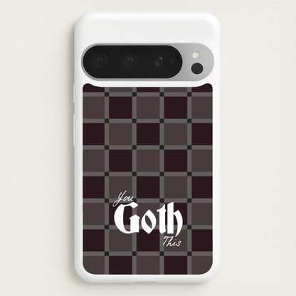 You Goth This Tartan  - Goth Aesthetic Phone Case for Google Pixel 9 Pro XL