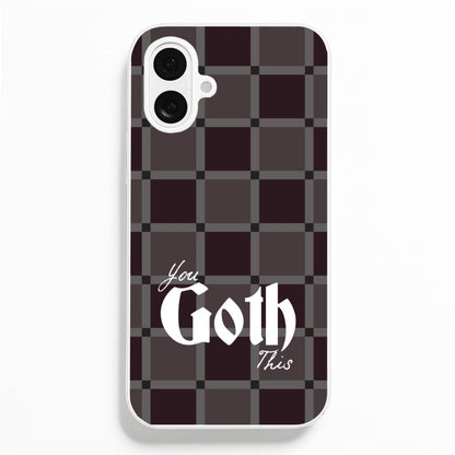 You Goth This Tartan  - Goth Aesthetic Phone Case for iPhone 16 Plus