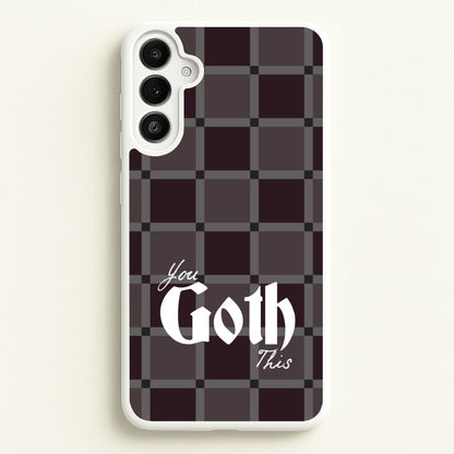 You Goth This Tartan  - Goth Aesthetic Phone Case for Galaxy A36