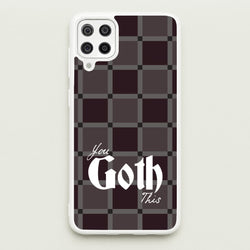 You Goth This Tartan  - Goth Aesthetic Phone Case for Galaxy A12
