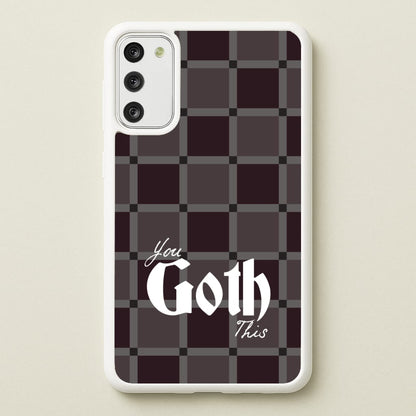 You Goth This Tartan  - Goth Aesthetic Phone Case for Galaxy S20FE
