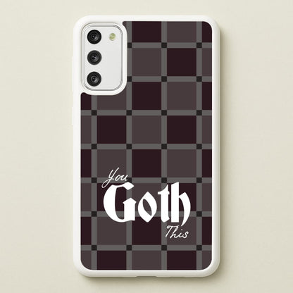 You Goth This Tartan  - Goth Aesthetic Phone Case for Galaxy S20
