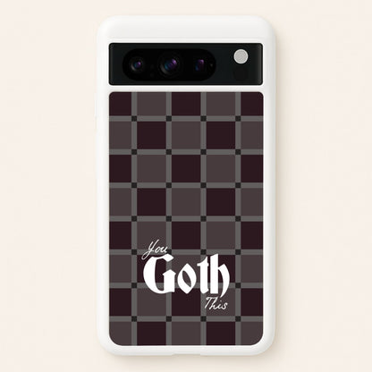 You Goth This Tartan  - Goth Aesthetic Phone Case for Google Pixel 8 Pro