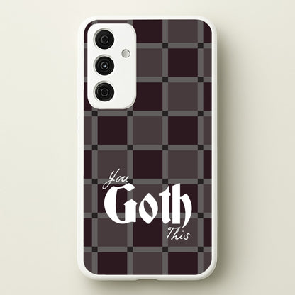 You Goth This Tartan  - Goth Aesthetic Phone Case for Galaxy A55