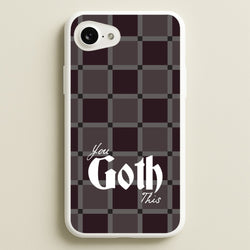 You Goth This Tartan  - Goth Aesthetic Phone Case for iPhone 16e