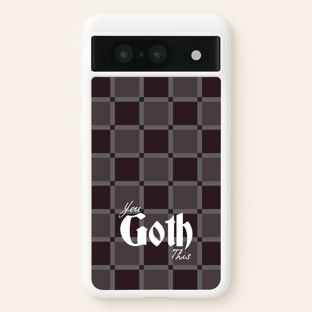 You Goth This Tartan  - Goth Aesthetic Phone Case for Google Pixel 8
