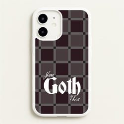 You Goth This Tartan  - Goth Aesthetic Phone Case for iPhone 12 / 12 Pro