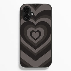 Abstract Black Heart Phone Case