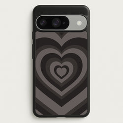 Abstract Black Heart Phone Case for Google Pixel 10 / 10 Pro