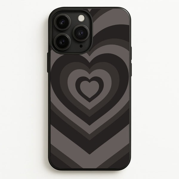 Abstract Black Heart  - Goth Aesthetic Phone Case for iPhone 11 Pro Max