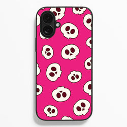 Pink Skulls Pattern Phone Case