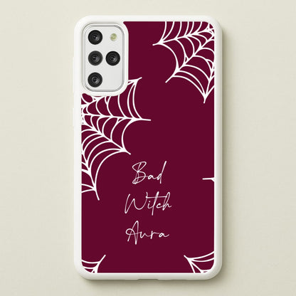 Bad Witch Aura Spider Webs  - Goth Aesthetic Phone Case for Galaxy S20 Plus