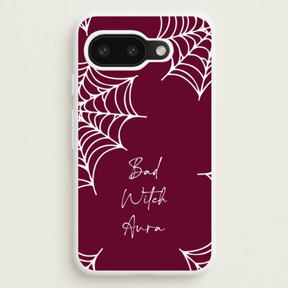 Bad Witch Aura Spider Webs  - Goth Aesthetic Phone Case for Google Pixel 9a
