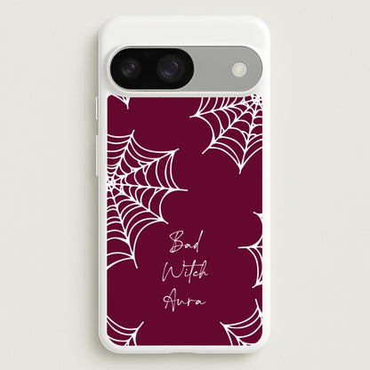 Bad Witch Aura Spider Webs  - Goth Aesthetic Phone Case for Google Pixel 9 / 9 Pro