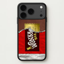 Wonka Bar Golden Ticket Phone Case for iPhone 17 Pro Max