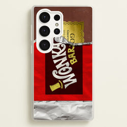 Wonka Bar Golden Ticket  -  Phone Case for Galaxy S25 Ultra