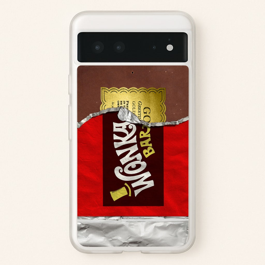 Wonka Bar Golden Ticket  -  Phone Case for Google Pixel 6