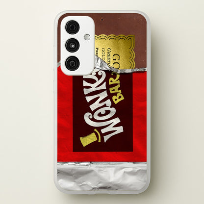 Wonka Bar Golden Ticket  -  Phone Case for Galaxy A15